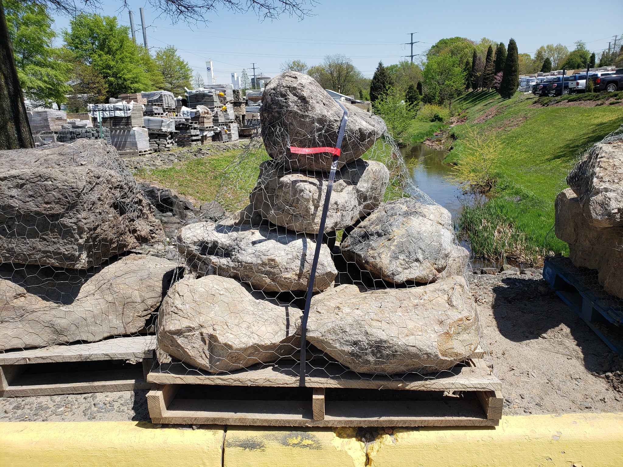 Stone Pallet or Bagged Aggregate Delivery